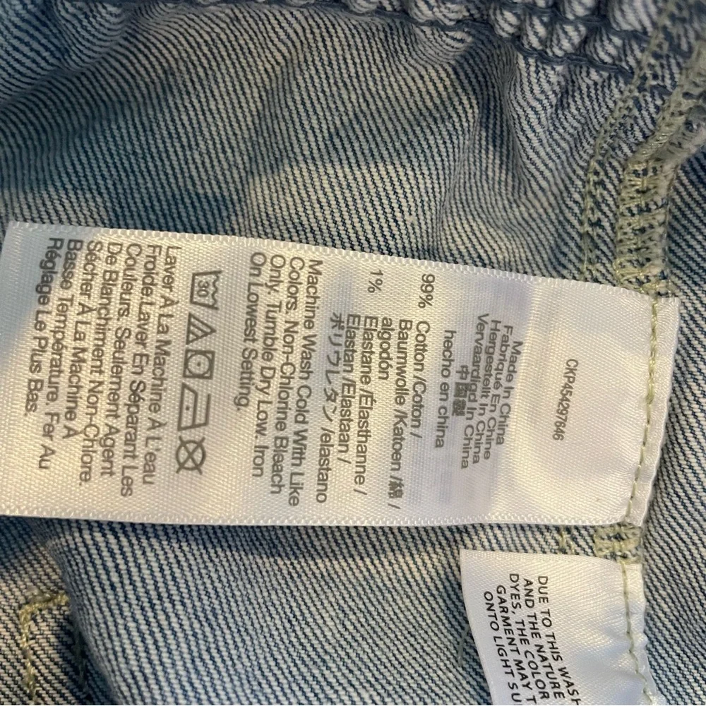 Madewell Denim Zip Smock-Waist Jumpsuit in Baisley Wash Size Large - Picture 14 of 15